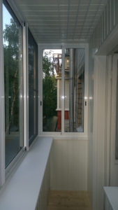 Внутренняя обшивка балкона в хрущевках